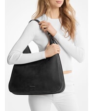 MICHAEL KORS NOLITA Bolsa de lona de piel nobuk negro - Bolsos Mujer - 4