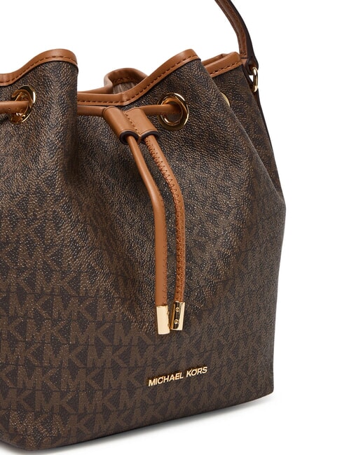 AVERY Bolso de cubo con correa para el hombro marr&oacute;n/bellota - Bolsos Mujer