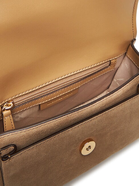 CLAIRE Bolso de hombro de ante c&aacute;scara - Bolsos Mujer