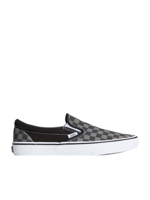 CLASSIC SLIP-ON CLASSIC Slip on para mujer tablero de ajedrez negro/peltre - Zapatos unisex