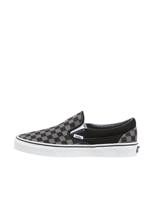 CLASSIC SLIP-ON CLASSIC Slip on para mujer tablero de ajedrez negro/peltre - Zapatos unisex