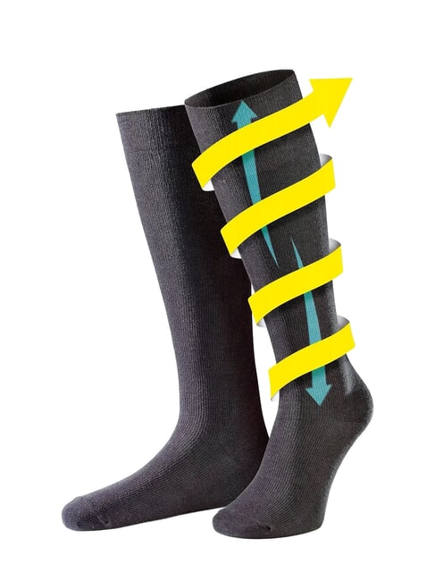 GO Calcetines de viaje de compresi&oacute;n gradual negro - Accesorios de viaje