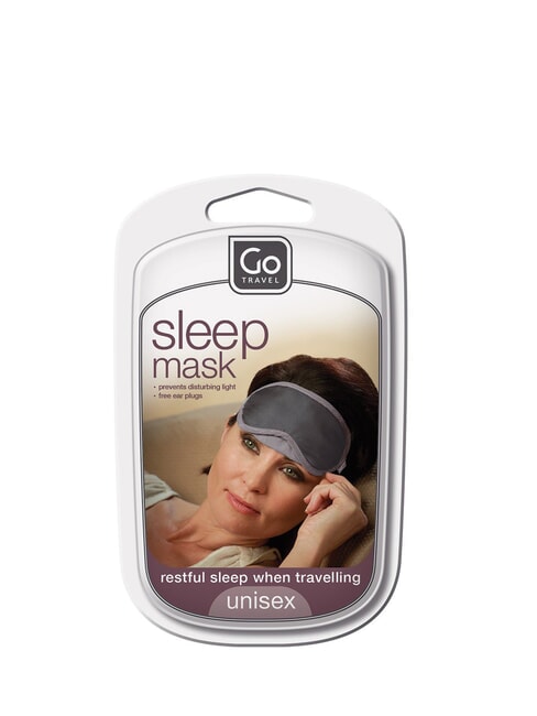 GO M&aacute;scara de viaje con tapones para los o&iacute;dos negro - Accesorios de viaje