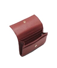 COCCINELLE METALLIC SOFT Tarjetero de cuero martillado brandy - Carteras Mujer - 2