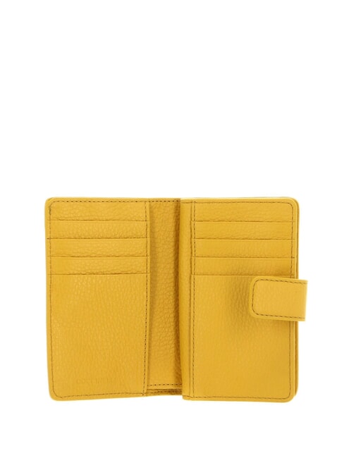 METALLIC SOFT Cartera en piel texturizada soleado - Carteras Mujer