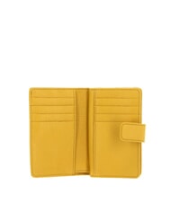 COCCINELLE METALLIC SOFT Cartera en piel texturizada soleado - Carteras Mujer - 2