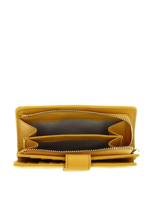 METALLIC SOFT Cartera en piel texturizada soleado - Carteras Mujer