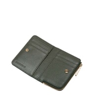 COCCINELLE METALLIC SOFT Tarjetero de piel algas - Carteras Mujer - 2