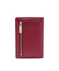 COCCINELLE METALLIC SOFT Porta pasaporte de cuero martillado sangr&iacute;a - Accesorios de viaje - 4