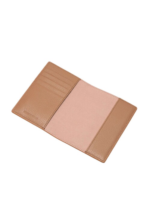 METALLIC SOFT Porta pasaporte de cuero martillado bater&iacute;a - Accesorios de viaje