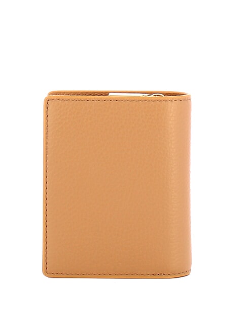 METALLIC SOFT Cartera compacta de piel martillada bater&iacute;a - Carteras Mujer