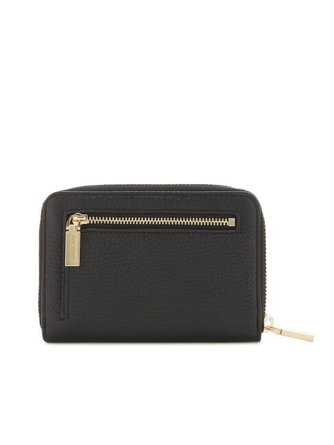 METALLIC SOFT Cartera con cremallera alrededor negro - Carteras Mujer
