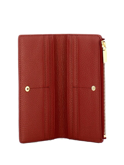 METALLIC SOFT Billetera de cuero brandy - Carteras Mujer