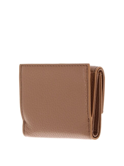 METALLIC SOFT Cartera de piel granulada bater&iacute;a - Carteras Mujer