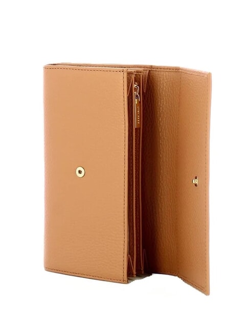 METALLIC SOFT Cartera grande de piel bater&iacute;a - Carteras Mujer