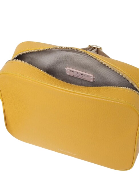 TEBE Bolso peque&ntilde;o de piel con textura soleado - Bolsos Mujer