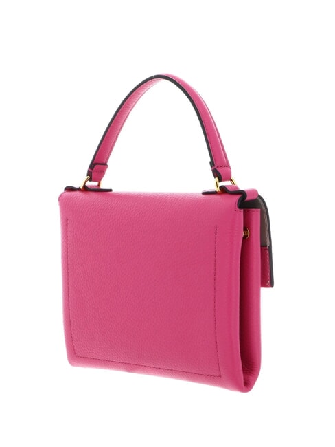 ARLETTIS Minibolso de piel con textura nueva fucsia - Bolsos Mujer