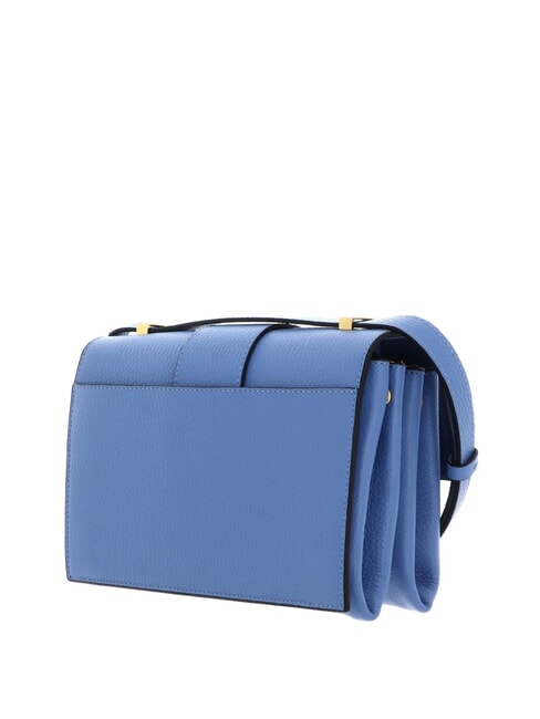 ARLETTIS Bolso de mano de piel martillada azul - Bolsos Mujer