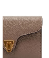 COCCINELLE BEAT SOFT Cartera mediana de piel martillada topo c&aacute;lido - Carteras Mujer - 4