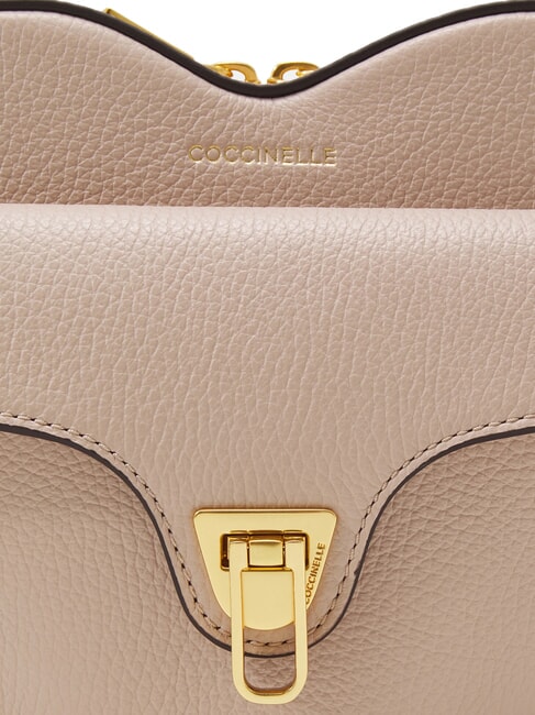 BEAT SOFT Mini bolso de piel en forma de coraz&oacute;n rosetas - Bolsos Mujer