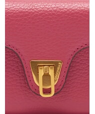 COCCINELLE BEAT SOFT Minicartera de piel palo de rosa - Carteras Mujer - 3