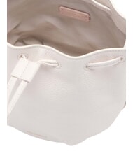 COCCINELLE MALORY  Mini cubo de cuero blanco - Bolsos Mujer - 4