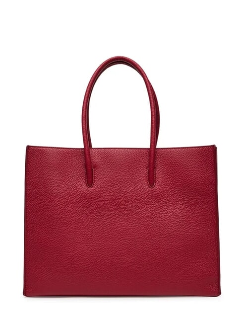 MYRTHA MAXI LOG Bolsa de compras de cuero martillado sangr&iacute;a - Bolsos Mujer