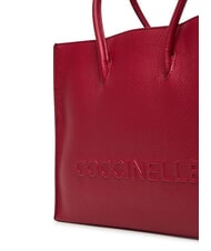 COCCINELLE MYRTHA MAXI LOG Bolsa de compras de cuero martillado sangr&iacute;a - Bolsos Mujer - 3