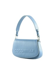 COCCINELLE MYRTHA MAXI LOG Bolso bandolera de piel con bandolera azul - Bolsos Mujer - 2