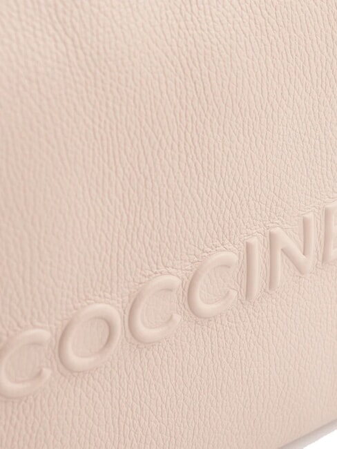 MYRTHA MAXI LOG Bolsa de compras de cuero martillado rosetas - Bolsos Mujer