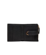 COCCINELLE DEW Cartera compacta de piel martillada negro - Carteras Mujer - 2