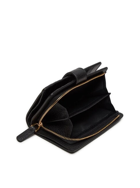 DEW Cartera mediana de piel martillada negro - Carteras Mujer