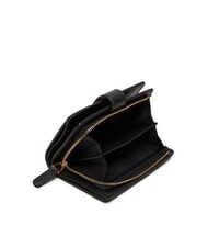 COCCINELLE DEW Cartera mediana de piel martillada negro - Carteras Mujer - 3