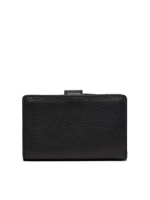 DEW Cartera mediana de piel martillada negro - Carteras Mujer