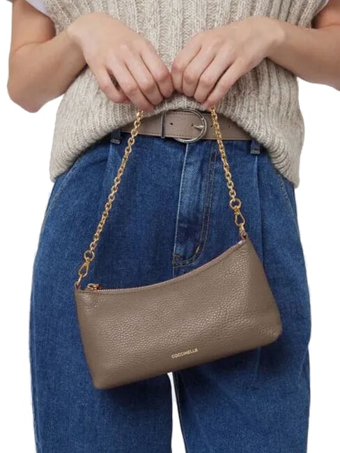 AURA  Mini bolso bandolera, con bandolera verde celad&oacute;n - Bolsos Mujer
