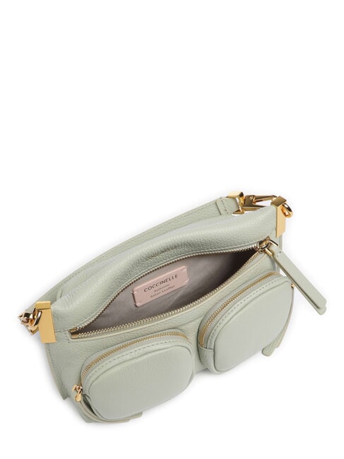 HYLE Bolso de mano, con bandolera verde celad&oacute;n - Bolsos Mujer