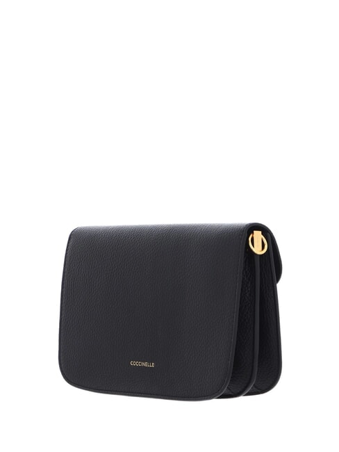 BEAT SOFT RIBB  Bolso bandolera, en piel. negro - Bolsos Mujer