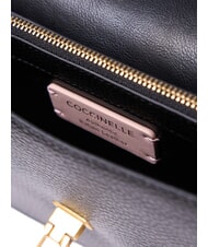 COCCINELLE BEAT SOFT RIBB  Bolso bandolera, en piel. negro - Bolsos Mujer - 6