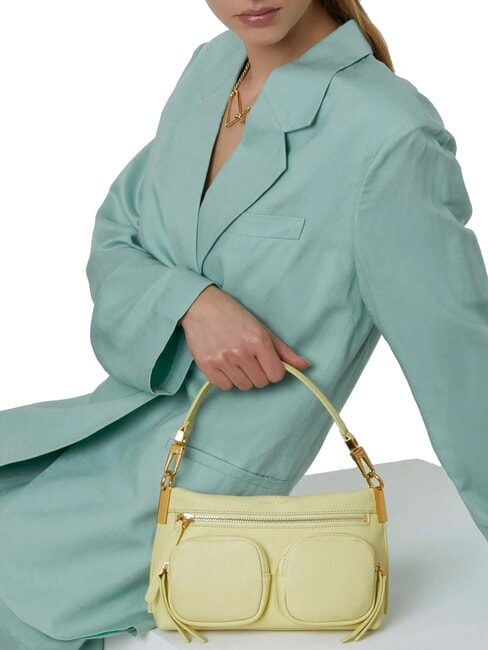 HYLE Bolso de mano, con bandolera ba&ntilde;os de cal - Bolsos Mujer