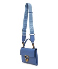 COCCINELLE ARLETTIS SIGNATURE Bolso de piel martillada azul - Bolsos Mujer - 4