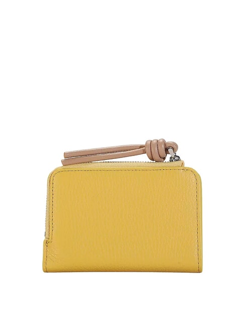 MYRTHA MAXI LOG Cartera mediana de piel con cremallera polvo pi / taupe - Carteras Mujer