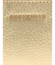 COCCINELLE METALLIC SOFT monedero tipo sobre dorado - Carteras Mujer - 2