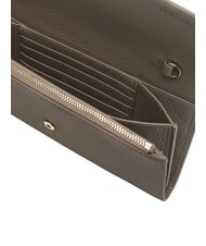 COCCINELLE METALLIC SOFT Bolso de mano de piel con bandolera topo c&aacute;lido - Bolsos Mujer - 4