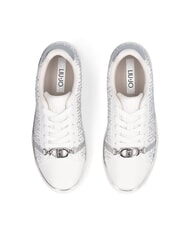 LIUJO KIKI 01 Zapatillas con logotipo de diamantes de imitaci&oacute;n por toda la superficie blanco - Zapatos Mujer - 3