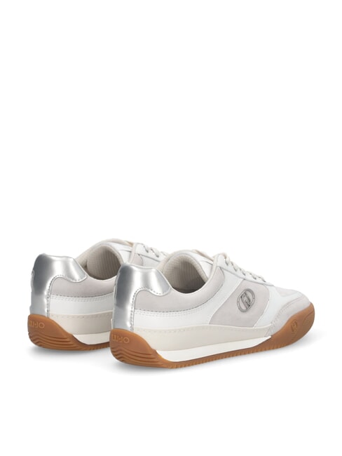 LEWIS 01 Zapatillas con logo de metal blanco - Zapatos Mujer