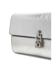 COCCINELLE MAGIE 2NITE SMOOTH Bolso de mano de piel metalizada SILVER - Bolsos Mujer - 3