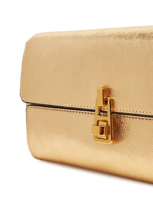 MAGIE 2NITE SMOOTH Bolso de mano de piel metalizada dorado - Bolsos Mujer
