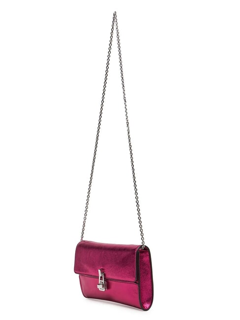 MAGIE 2NITE SMOOTH Bolso de mano de piel metalizada sangr&iacute;a - Bolsos Mujer