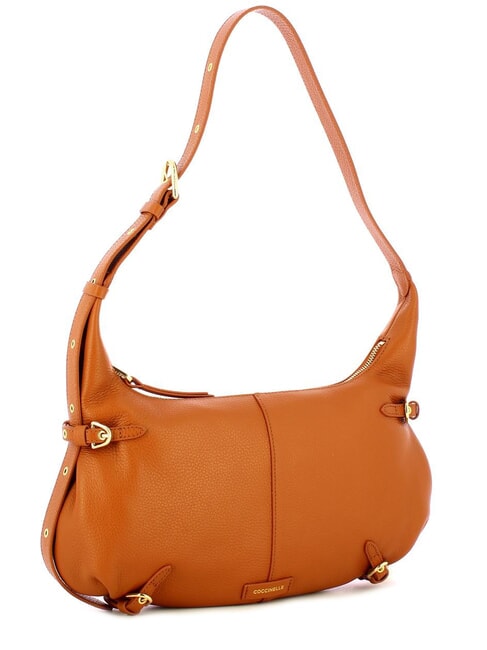 ABIGAIL Bolso de hombro de piel martillada CUIR - Bolsos Mujer