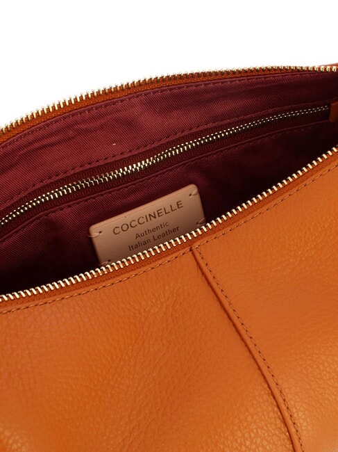 ABIGAIL Bolso de hombro de piel martillada CUIR - Bolsos Mujer